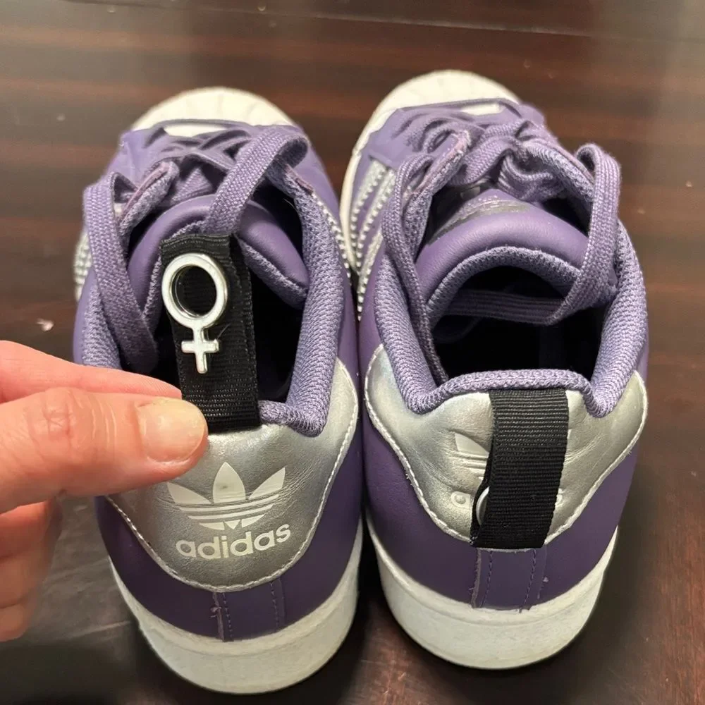 adidas stylish purple
